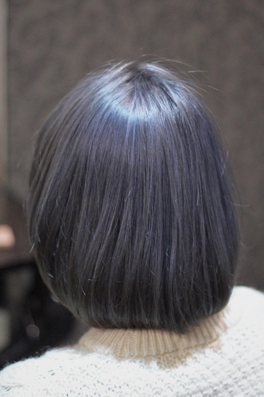 2020トレンド 大人気流行ブルージュ ネイビー 青髪 ブルー系ヘア