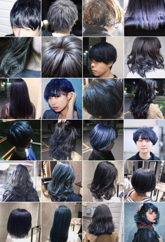 35 青 アッシュ メンズ 最高のヘアスタイル画像