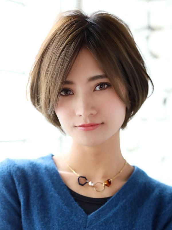 すっきり小顔ボブ15選 面長さん 丸顔さんの小顔ボブをつくるコツ ヘアカタログ 髪型 ヘアスタイル 表参道 青山 銀座 柏の美容室 Enore