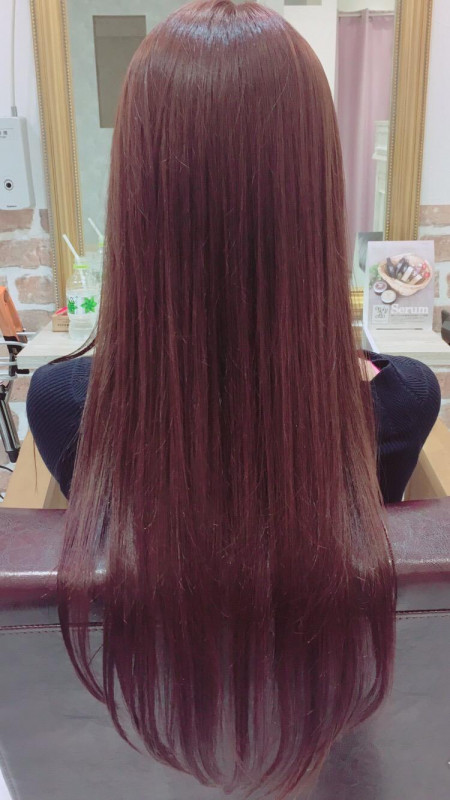 ピンクヘアカラーを徹底解剖 特徴 レングス別ヘアカタログ ヘアカラー