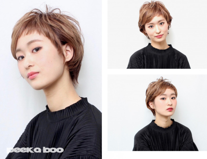 2020年夏 アシメショートダブルバングボブのヘアスタイル Biglobe Beauty