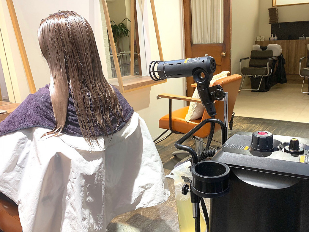 髪質改善 Lino 超音波トリートメントの秘密 原宿 Lino リノ 美容院 美容室 超音波トリートメントでダメージレスな髪に