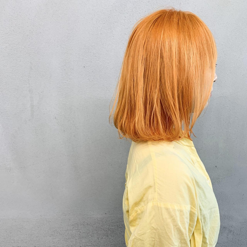 自分だけのオレンジヘアカラーが見つかる デザイン28選 柏にある美容院 美容室 タグ オリジナルカラーで美髪目指せる