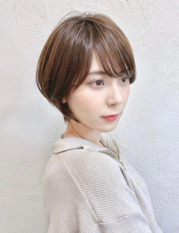 30代　ショートボブ　垢抜け