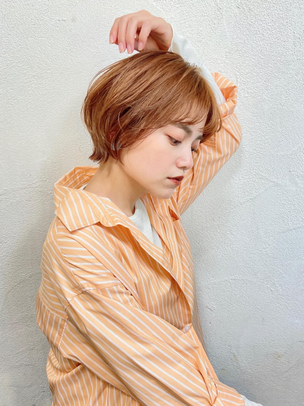 30代　ショートヘア　大人可愛い