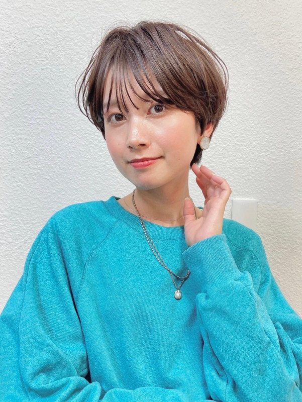 ショートカット　50代　若見え　おばさん