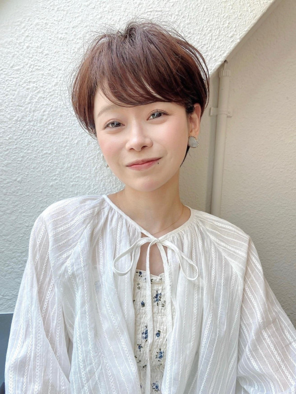 ショートボブ　30代　垢抜け