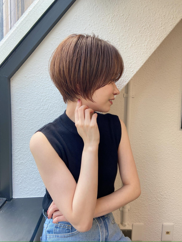 30代　ショートカット　かっこいい