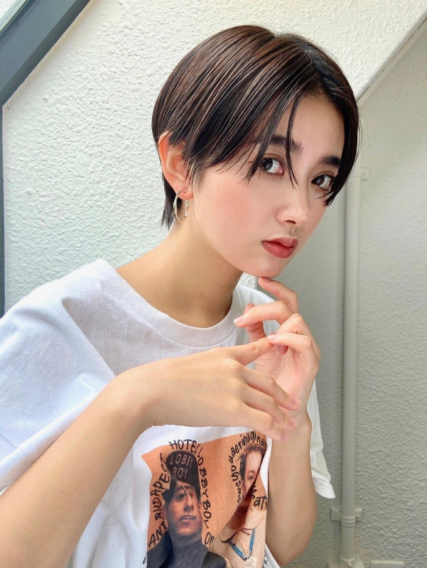 30代　ショートカット　かっこいい