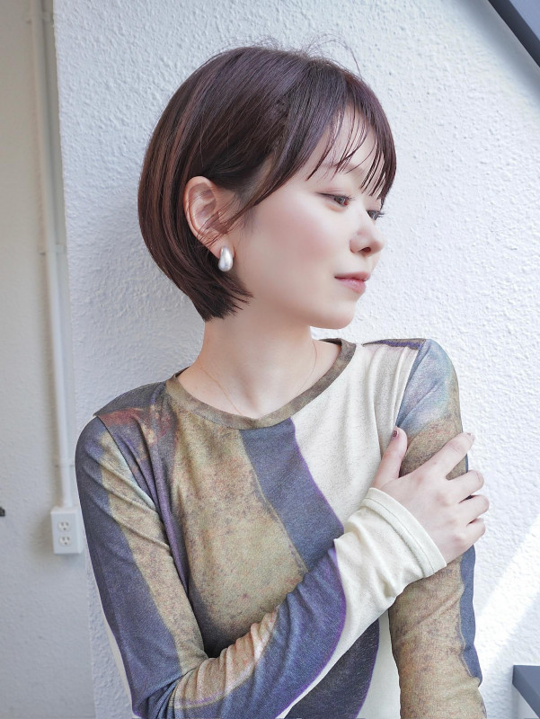 30代　ショートボブ　垢抜け