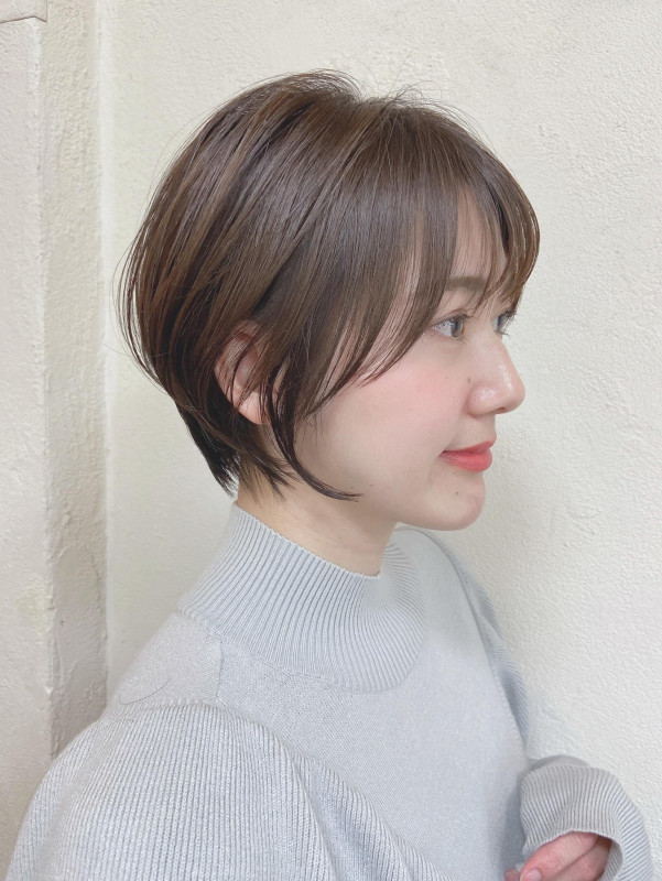 ショートカット　50代　若見え　おばさん