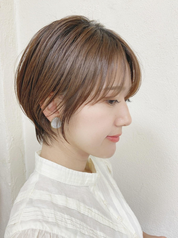 ショートカット　50代　若見え　おばさん