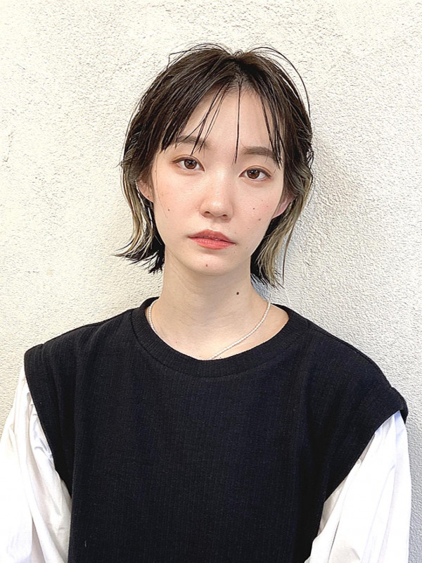 40代　ショートボブ　若見え