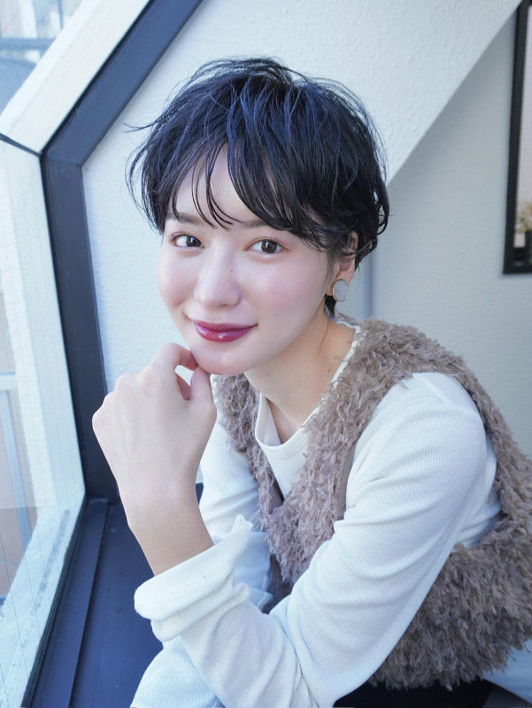 30代　ショートボブ　垢抜け