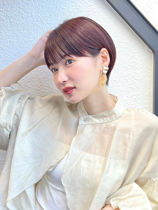 30代　ショートヘア　垢抜け
