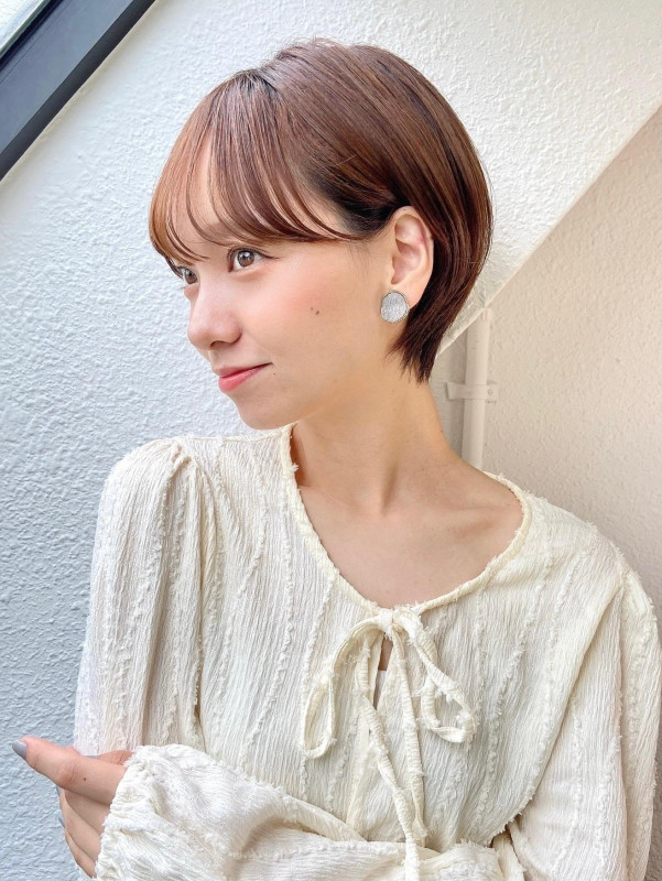 30代　ショートヘア　垢抜け