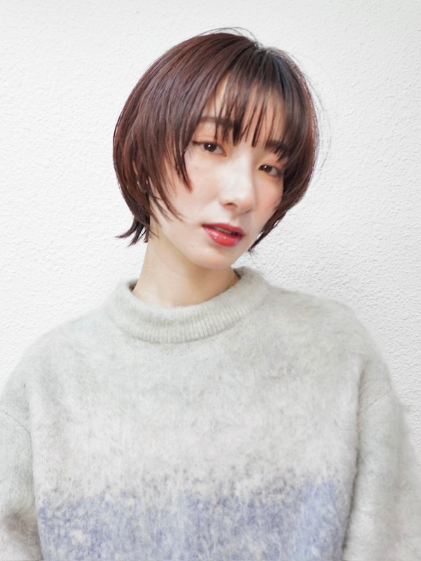 40代　かっこいい　ハンサムショート　ショートカット