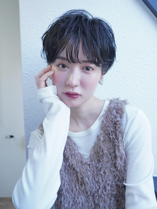 ショートカット　50代　若見え　おばさん