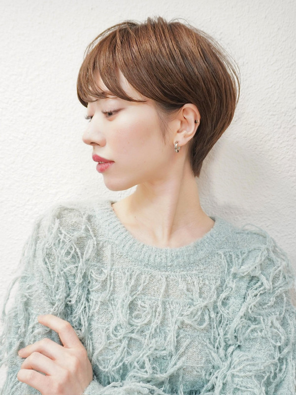 30代　ショートボブ　垢抜け