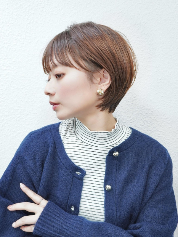 ショートカット　50代　若見え　おばさん