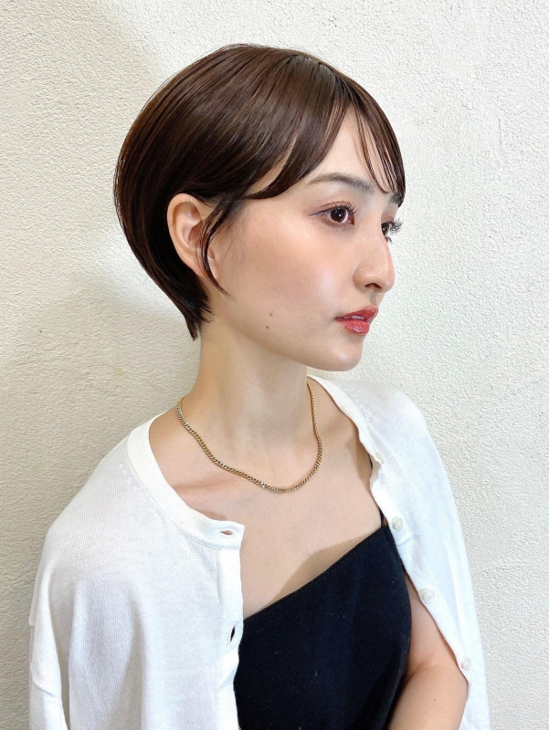 40代　ショートボブ　若見え