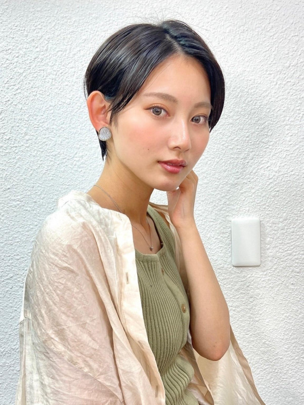 50代　ショートヘア　手入れが楽